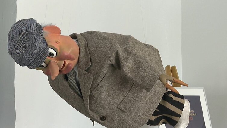 Pakruojui minint Ušinsko 120-ąsias metines, pristatoma istorinės jo marionetės kopija