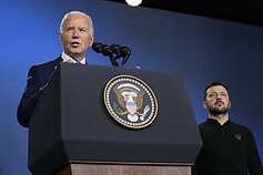 Joe Bidenas ir Volodymyras Zelenskis