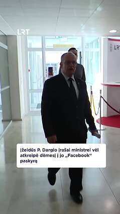 Dargio „Facebook“ paskyra vėl sulaukė dėmesio: įžeidinėjo ministrę