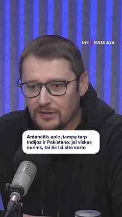Atsargos majoras apie įtampą tarp Indijos ir Pakistano: nebus gražu ir miela