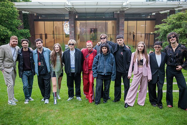 „Eurovizijos“ proga Bazelyje surengtos meno parodos atidarymo svečiai „Eurovizijos“ proga Bazelyje surengtos meno parodos atidarymo svečiai