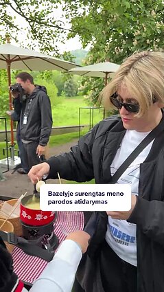 „Eurovizijos“ proga Bazelyje surengtas meno parodos atidarymas!