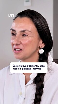 Šešis vaikus auginanti Jurga mediciną iškeitė į rašymą