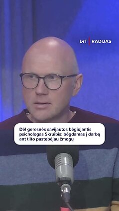 Psichologas Paulius Skruibis apie bėgimą, išgelbėjusį žmogų