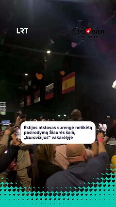 Šiaurės šalių „Eurovizijos“ vakarėlyje – netikėtas Estijos atstovo pasirodymas