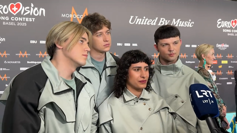 Turkio spalvos kilimu „Eurovizijoje“ žengęs „Katarsis“: pasisėmėm laimės