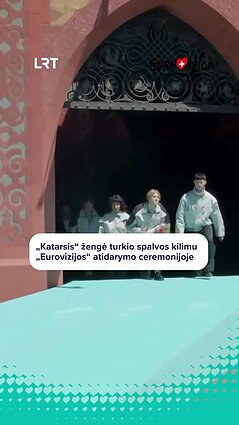 Bazelyje nusidriekė „Eurovizijos“ turkio spalvos kilimas, kuriuo žengė ir mūsų šalies atstovai