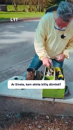 Algirdas Amšiejus apie prausimąsi dūmais