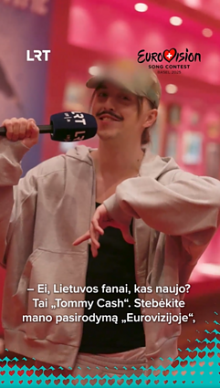 Estijos atstovas „Tommy Cash“ siunčia linkėjimus Lietuvos žiūrovams!