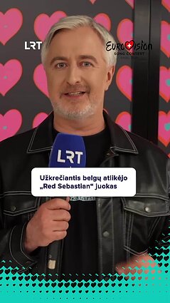 Nors „Red Sabastian“ nepapuolė į „Eurovizijos“ finalą, tačiau skiriame jam trofėjų už juoką!