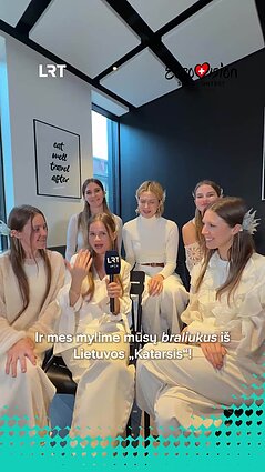 Latvijos atstovės: mylime mūsų „braliukus“ iš Lietuvos