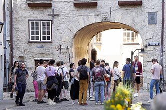 Turistai Rygoje