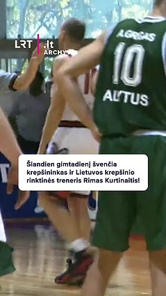 Šiandien gimtadienį švenčia krepšininkas ir Lietuvos krepšinio rinktinės treneris Rimas Kurtinaitis!