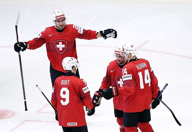 Pasaulio ledo ritulio čempionatas. Šveicarija – Vokietija