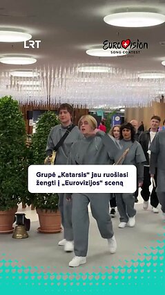 Delegacija palydi „Katarsį“ į „Eurovizijos“ sceną!