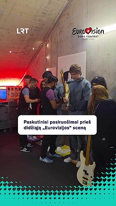 „Katarsio“ paskutiniai pasiruošimai prieš „Eurovizijos“ sceną!