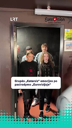 „Katarsio“ emocijos po pasirodymo „Eurovizijoje“