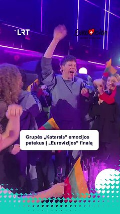 „Katarsio“ emocijos patekus į „Eurovizijos“ finalą!