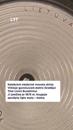 Valdovų rūmuose pristatyta kolekcinė moneta „Metro Cattolico“