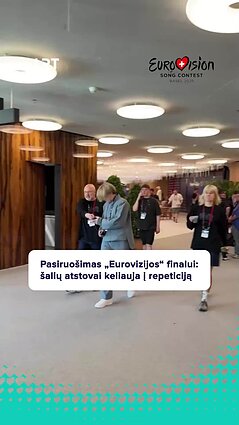 Repeticijos tęsiasi: jau rytoj išvysime „Katarsį“ didžiojoje „Eurovizijos“ scenoje