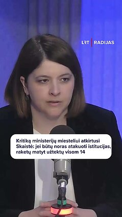„Naiviai galvojama“: Skaistė apie argumentą, kad ministerijų miestelio nereikia dėl saugumo