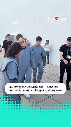 Visų trijų Baltijos šalių atstovai susibūrė bendram šokiui