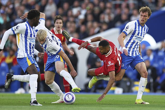 Anglijos „Premier“ lyga: „Brighton“ – „Liverpool“ Anglijos „Premier“ lyga: „Brighton“ – „Liverpool“