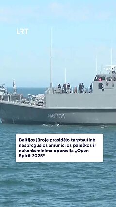 Tarptautinė amunicijos paieškų ir nukenksminimo operacija „Atvira dvasia 2025“