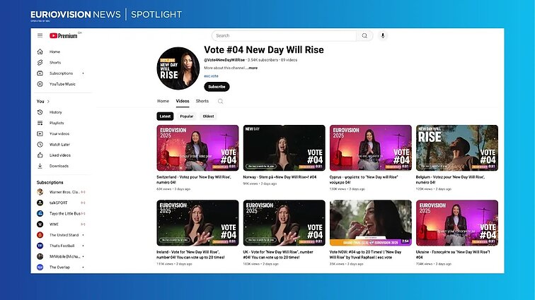 Izraelio atstovės kanalas „YouTube“ platformoje