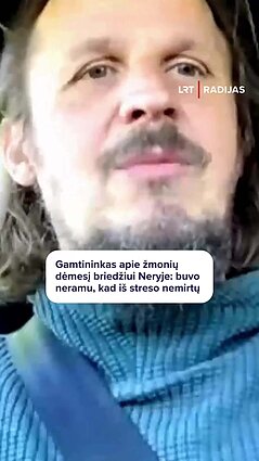 Gamtininkas patarė, kaip elgtis mieste sutikus laukinį gyvūną