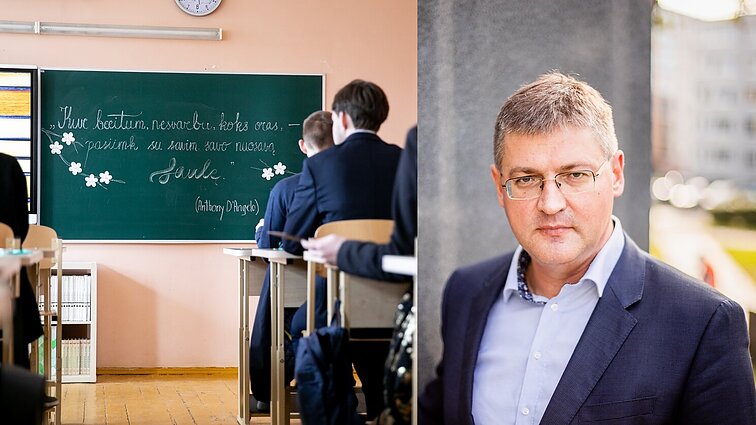 Mokslo metų trumpinimui pritariantis Žvirdauskas: ilgame periode tai geras sprendimas