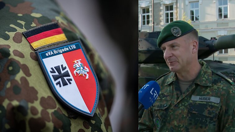 Vokietijos brigados Lietuvoje vadas: žmonės mus priima šiltai, jaučiamės kaip namuose