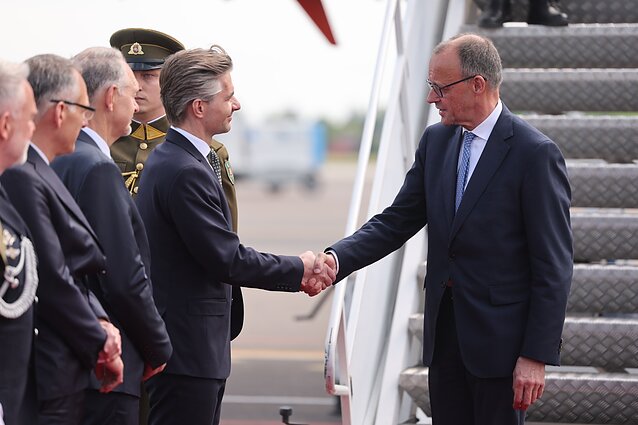 В Вильнюс прибыл канцлер Германии Фридрих Мерц