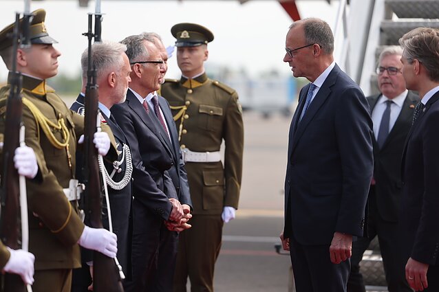 В Вильнюс прибыл канцлер Германии Фридрих Мерц