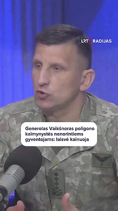 Kariuomenės vadas poligono skeptikams: galvokit, kas bus su jūsų anūkais