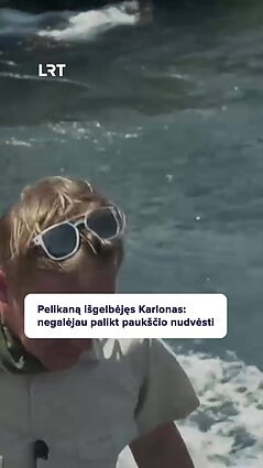 Karlonas pasileido į pelikano gelbėjimo operaciją