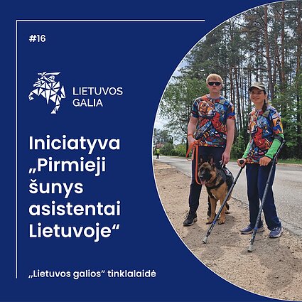 Iniciatyva „Pirmieji šunys asistentai Lietuvoje“ 