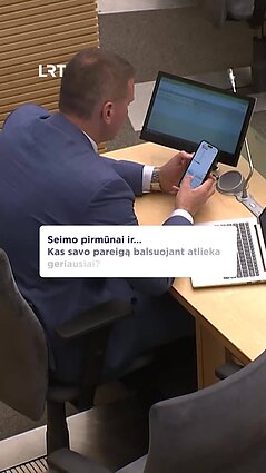 Seimo narių aktyvumas darbe: kas aktyviausi, kas – pasyviausi?