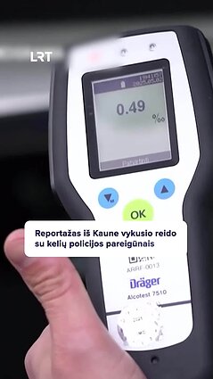 Reidas: antras pūtimas vairuotojo neišgelbėjo nuo atsakomybės