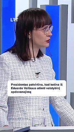 Nausėda „artimiausiu metu“ ketina iš Vaitkaus atimti valstybinį apdovanojimą