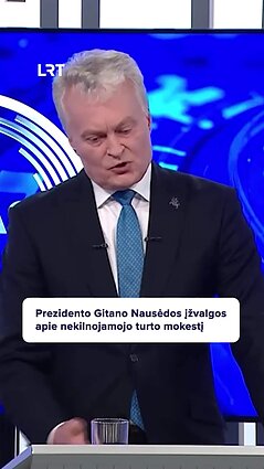 Nausėda apie NT mokestį: tai ne tie pinigai, kurie aprūpins mūsų gynybą