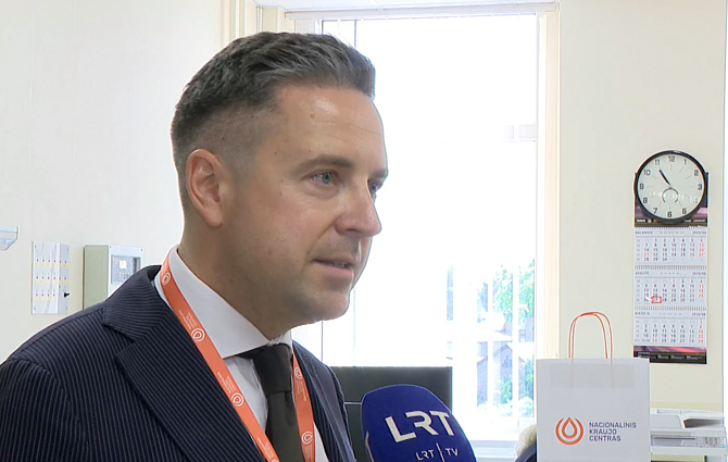 NKC vadovas: auga suvartojimas, reikėtų svarstyti kitą kraujo panaudojimo valdymą