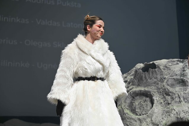 Emilija Finagėjevaitė miuziklo „Mažasis Princas“ premjeroje