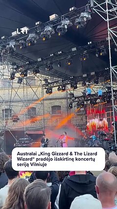 Lukiškių kalėjimo kieme – australai „King Gizzard & The Lizard Wizard“