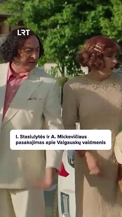 Vaigauskus įkūnijantys Stasiulytė ir Mickevičius: jie skleidžia juoko bangą