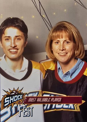 Aneta Kaušaitė ir Nancy Lieberman