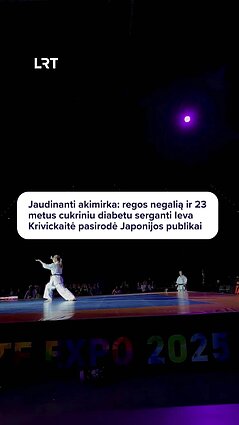 Regos negalią turinti Krivickaitė išskirtinai pagerbta Tokijuje
