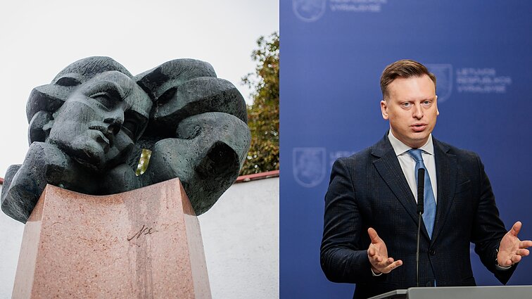 Benkunskas apie paminklą Salomėjai Nėriai: iki rudens jokių veiksmų nesiimsime
