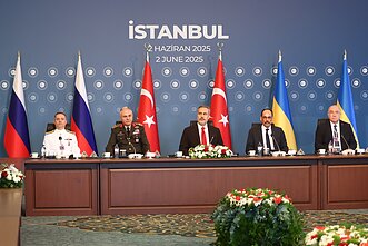 Rusijos ir Ukrainos delegacijų derybos Stambule