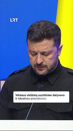 Prezidentas Volodymyras Zelenskis – Vilniaus viršūnių susitikime